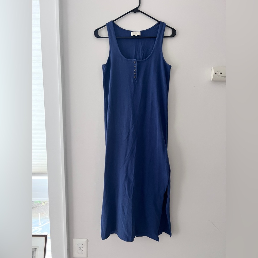 Sezane Ariana Dress Navy - Size XS